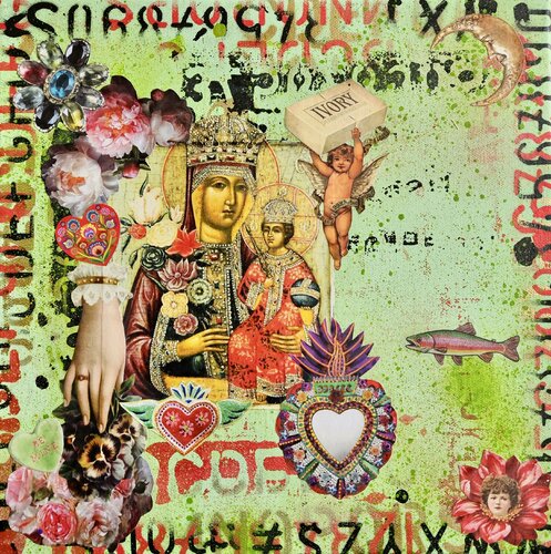 Ivory Madonna di Lorette C. Luzajic, Altri media in vendita su Singulart