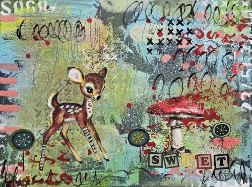 Sweet van Lorette C. Luzajic, Schilderij te koop op Singulart