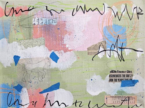 Imagine a Beauty de Lorette C. Luzajic, Pintura a la venta en Singulart