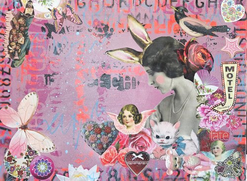 Beauty Bunny di Lorette C. Luzajic, Pittura in vendita su Singulart