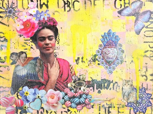 Frida Angel by Lorette C. Luzajic, Painting for Sale on Singulart