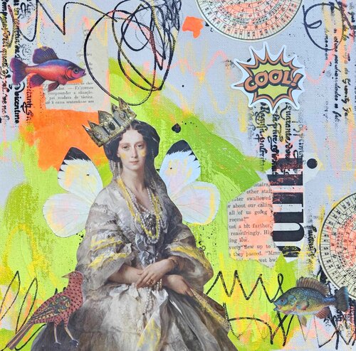 Queen Bee van Lorette C. Luzajic, Schilderij te koop op Singulart