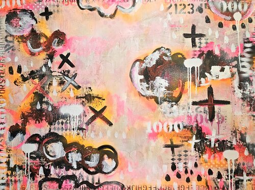 Fire in the Sky di Lorette C. Luzajic, Pittura in vendita su Singulart