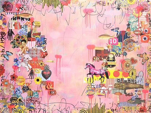 Pop Goes the Easel di Lorette C. Luzajic, Pittura in vendita su Singulart