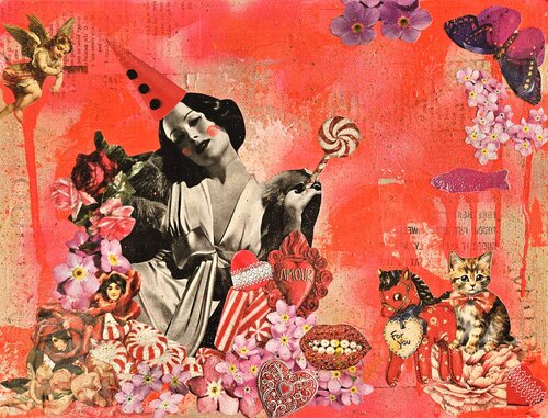 Love and Candy di Lorette C. Luzajic, Pittura in vendita su Singulart