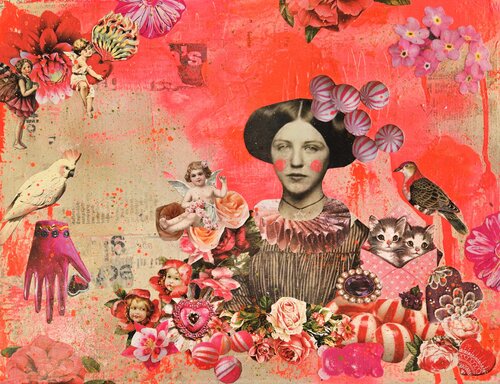 Old Fashioned Candy di Lorette C. Luzajic, Pittura in vendita su Singulart