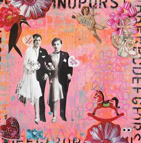 True Love van Lorette C. Luzajic, Schilderij te koop op Singulart