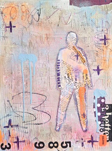 Paper Doll Stories Saturday van Lorette C. Luzajic, Schilderij te koop op Singulart