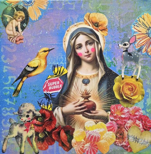 Super Bubble Madonna de Lorette C. Luzajic, Otros medios a la venta en Singulart