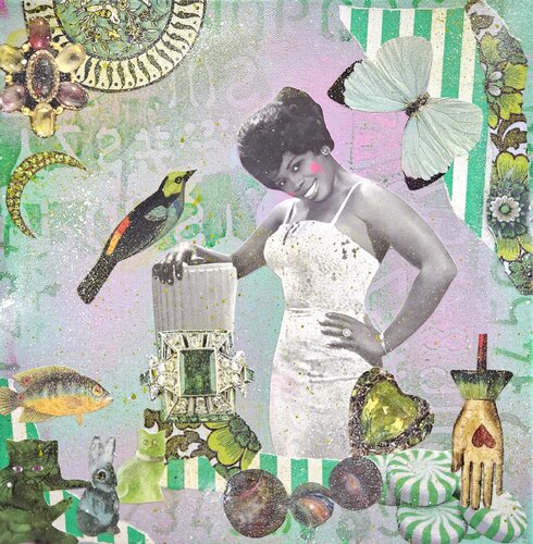 Esther Phillips Shrine de Lorette C. Luzajic, Pintura a la venta en Singulart