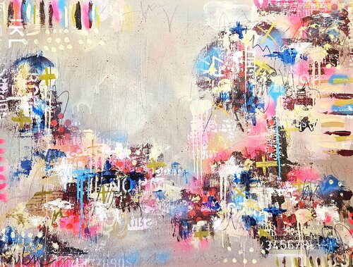 City Song von Lorette C. Luzajic, Malerei kaufen auf Singulart
