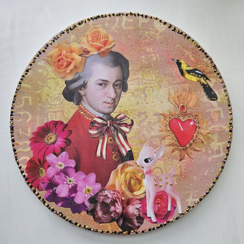 Mozart Shrine di Lorette C. Luzajic, Pittura in vendita su Singulart