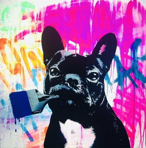 POPDOG di Phil Hodgson, Pittura in vendita su Singulart