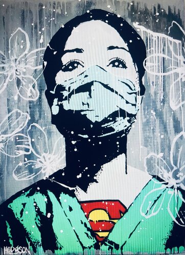 SUPERHERO di Phil Hodgson, Pittura in vendita su Singulart