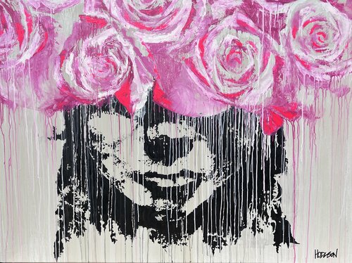 ROSES AT MIDNIGHT von Phil Hodgson, Malerei kaufen auf Singulart