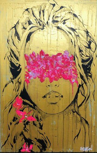 GOLDEN GIRL di Phil Hodgson, Pittura in vendita su Singulart