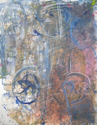 La bicyclette Bleue II di Josiane Zarka, Disegno in vendita su Singulart