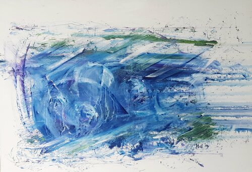 "floating II" by Ernst-Martin HEEL, 회화 for Sale on Singulart
