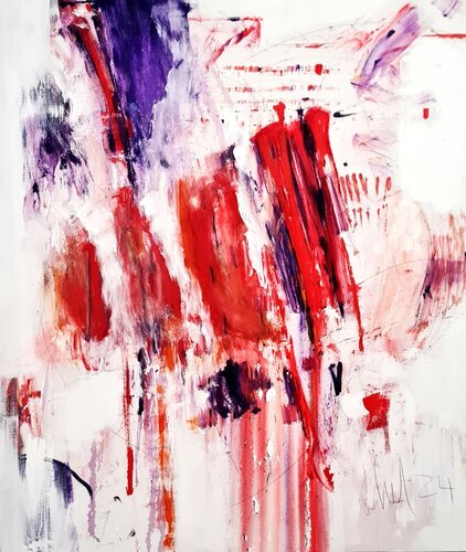 Rot- eruptiv di Ernst-Martin HEEL, Pittura in vendita su Singulart