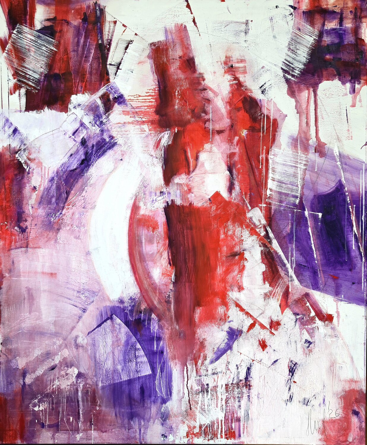 breaking up Ernst-Martin HEEL Pintura original en venta
