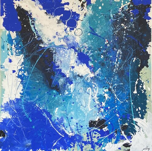 Unterwegs mach es gut by Alexandra Machmar, Painting for Sale on Singulart