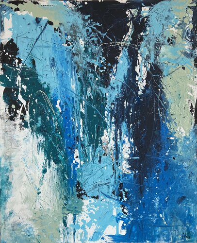 kein Land in Sicht... by Alexandra Machmar, Painting for Sale on Singulart