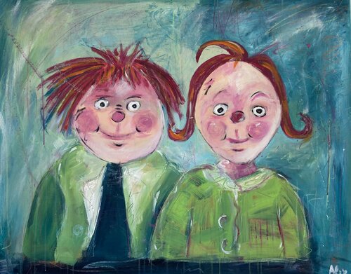best buddies di Alexandra Machmar, Pittura in vendita su Singulart