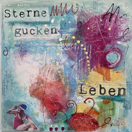 Sterne gucken di Alexandra Machmar, Pittura in vendita su Singulart