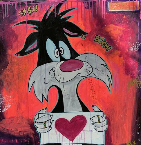 und es macht BOOM di Alexandra Machmar, Pittura in vendita su Singulart