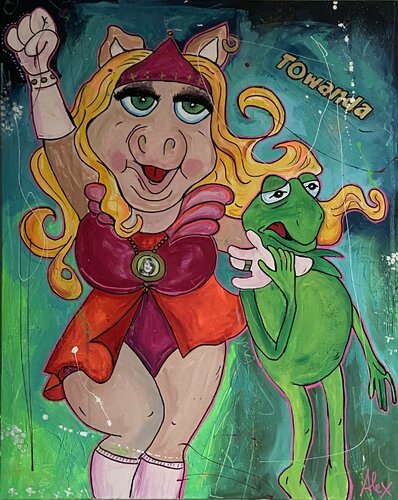 TOWANDA de Alexandra Machmar, Pintura a la venta en Singulart