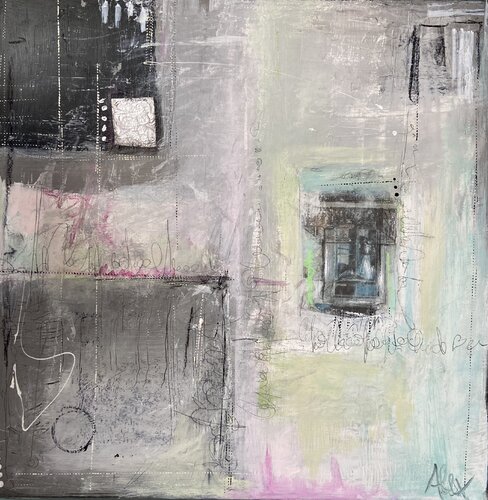 View into the window de Alexandra Machmar, Pintura a la venta en Singulart