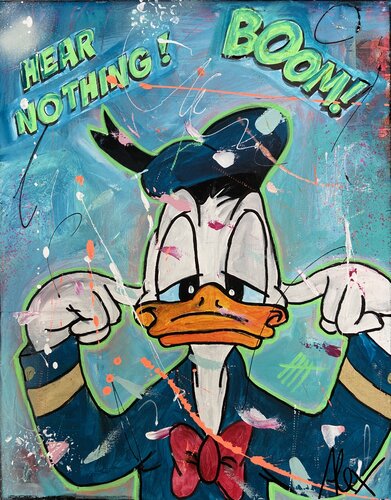 hear nothing van Alexandra Machmar, Schilderij te koop op Singulart