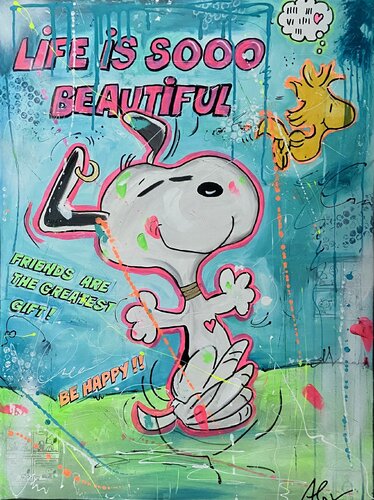 Life is sooo beautiful ! di Alexandra Machmar, Pittura in vendita su Singulart