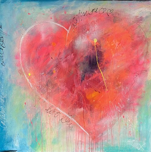 HEARTBEAT di Alexandra Machmar, Pittura in vendita su Singulart