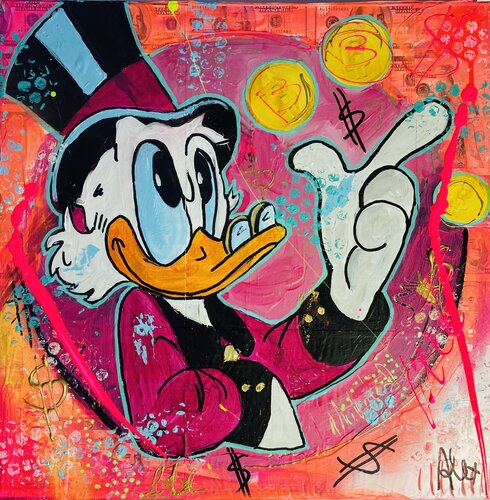Be your own bank by Alexandra Machmar, Painting for Sale on Singulart