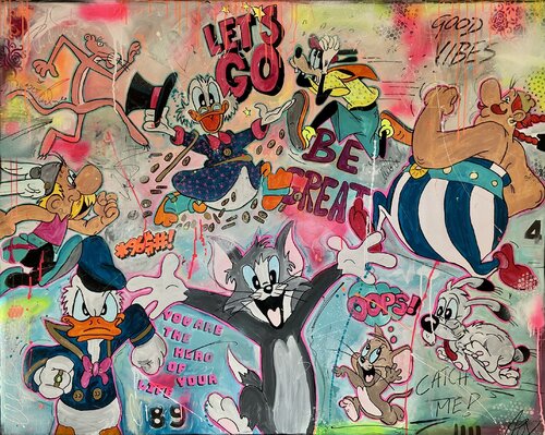 You are the Hero of your life di Alexandra Machmar, Pittura in vendita su Singulart