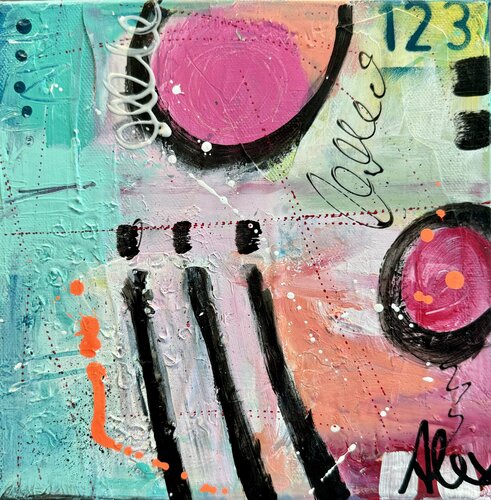 LITTLE TREASURE 1 di Alexandra Machmar, Pittura in vendita su Singulart