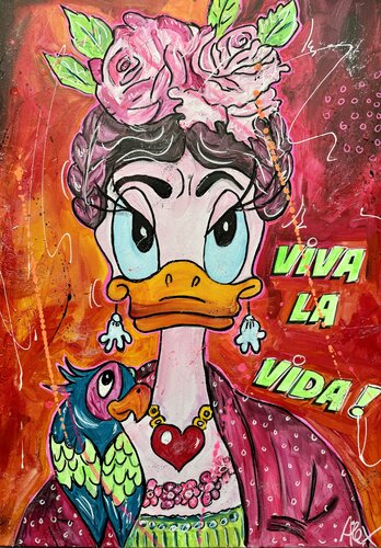 VIVA LA VIDA ! di Alexandra Machmar, Pittura in vendita su Singulart