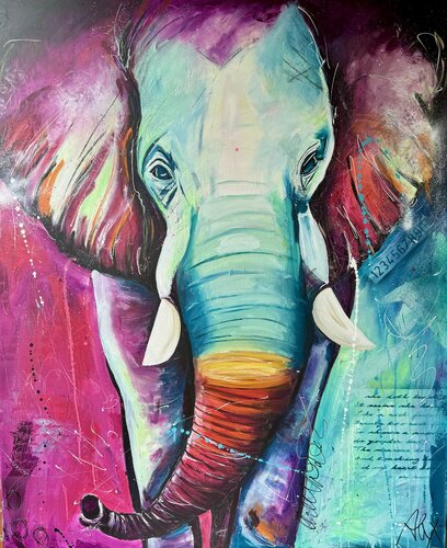 GAJAH de Alexandra Machmar, Pintura a la venta en Singulart