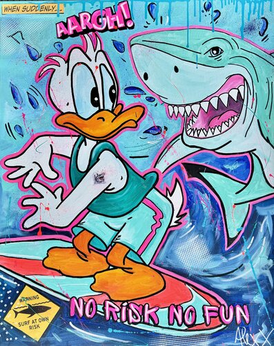 NO RISK NO FUN di Alexandra Machmar, Pittura in vendita su Singulart