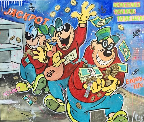 JACKPOT di Alexandra Machmar, Pittura in vendita su Singulart