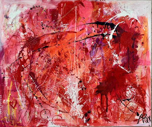 FEEL MY FIRE BURNING van Alexandra Machmar, Schilderij te koop op Singulart