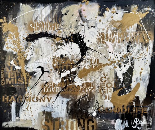 THE POWER OF WORDS von Alexandra Machmar, Malerei kaufen auf Singulart