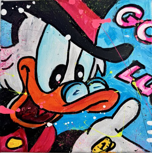 GOOD LUCK by Alexandra Machmar, Painting for Sale on Singulart