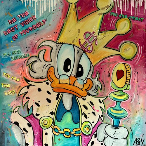 BE THE BEST VISION OF YOURSELF de Alexandra Machmar, Pintura a la venta en Singulart