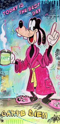 TODAY IS THE BEST DAY! di Alexandra Machmar, Pittura in vendita su Singulart