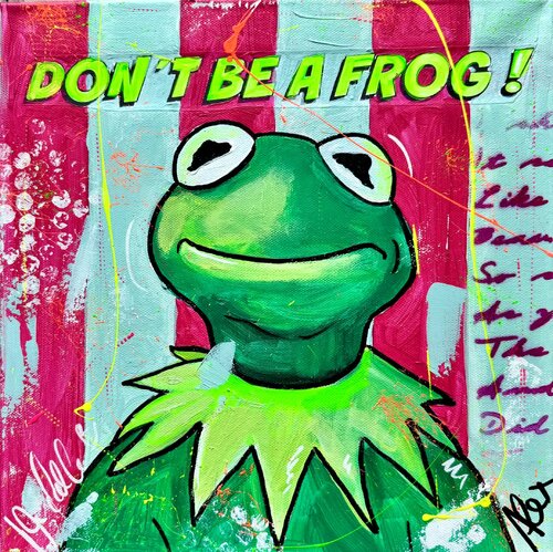 DON`T BE A FROG de Alexandra Machmar, Pintura a la venta en Singulart