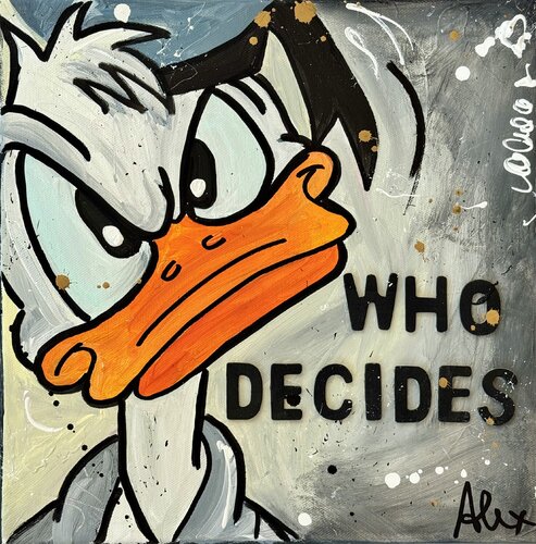 WHO DECIDES ? van Alexandra Machmar, Schilderij te koop op Singulart