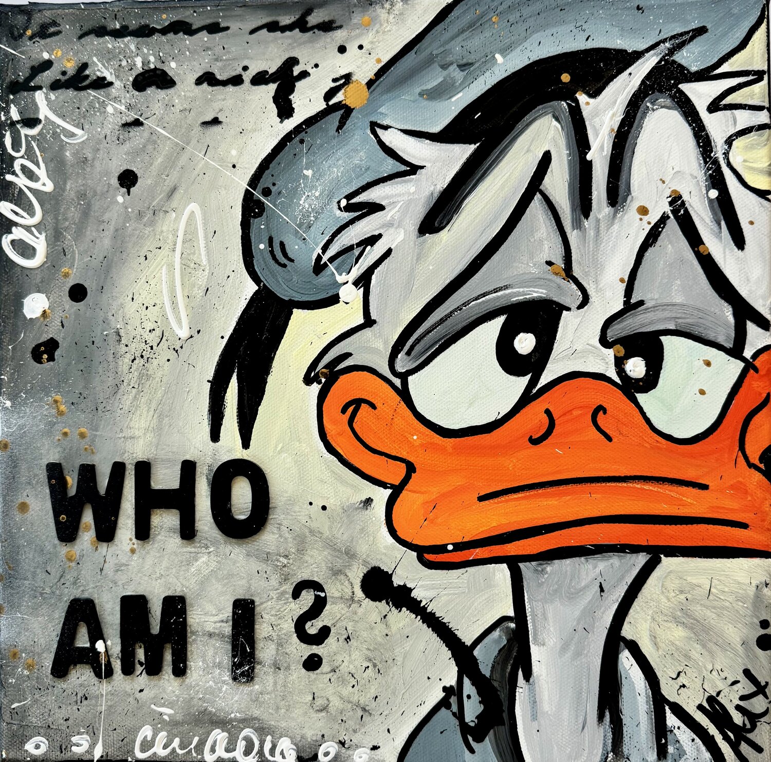 WHO AM I Alexandra Machmar Original painting for sale