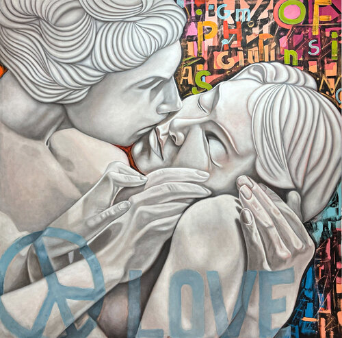 LOVE par Massimo Marano, Peinture en vente sur Singulart